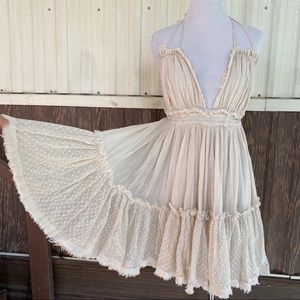 Free People 100 degree of shine mini dress hobo M